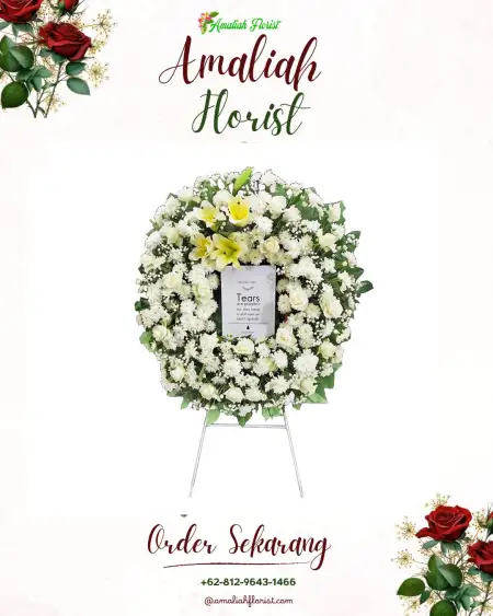Krans Bunga Duka Sindulang Dua