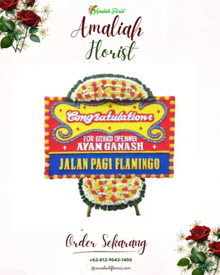 Sewa Papan Bunga Sindulang Dua